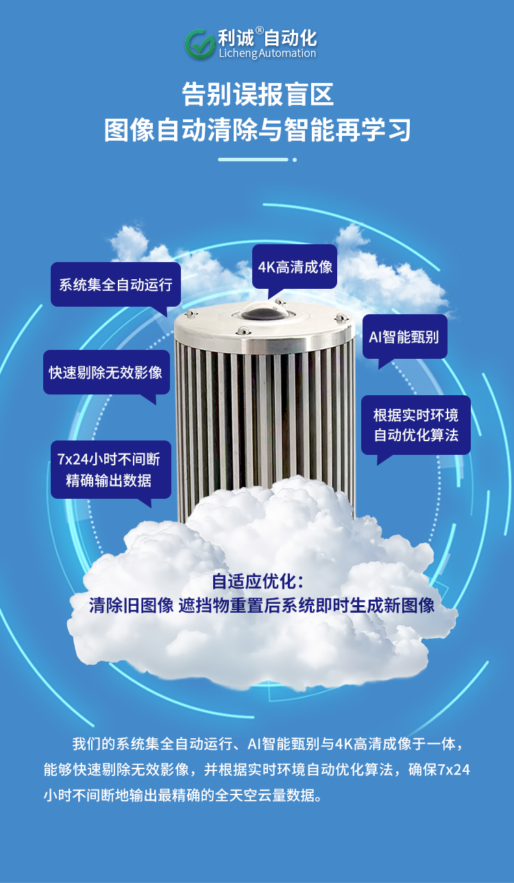 高精度云量監(jiān)測儀：實時捕捉云量變化，數(shù)據(jù)精準可追溯 